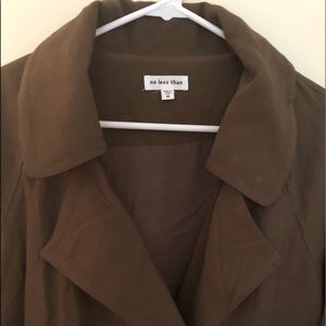 Light weight button up jacket